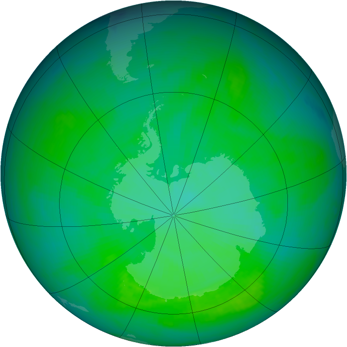 Ozone Map 1981-12-25